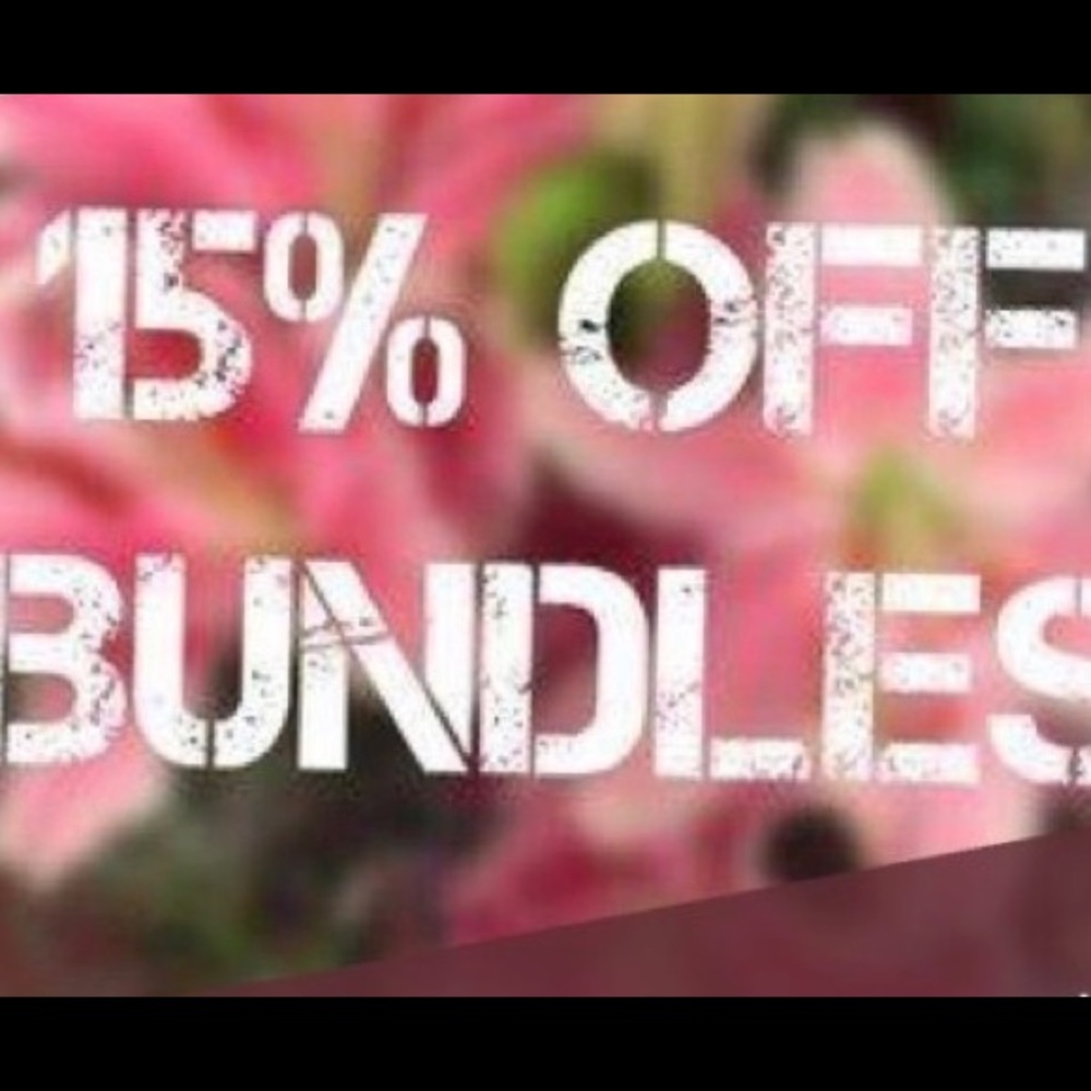 15% Off All Bundles of 2 or More Items